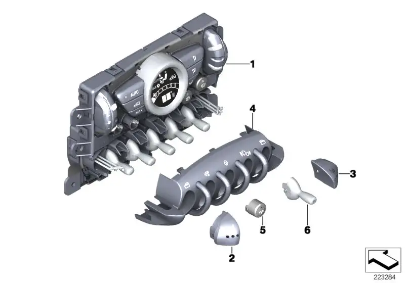 BMW Bedienteil Klimaautomatik R55 R56 R57 R58 R59 R60 64113457397