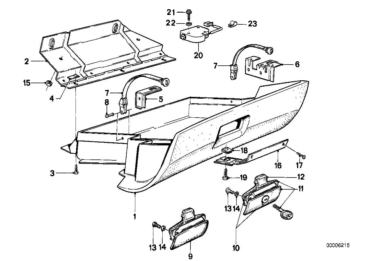 BMW Verschluss Oberteil E23 E24 E30 51161955759 - Bildposition 12