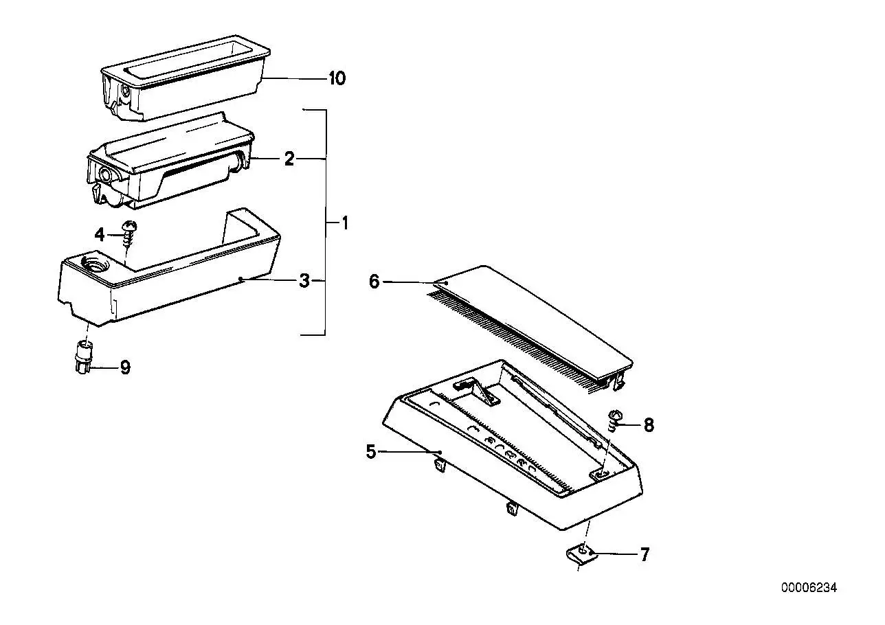 BMW Abdeckung E28 51161874654 - 5er E28 Limousine / Bildposition