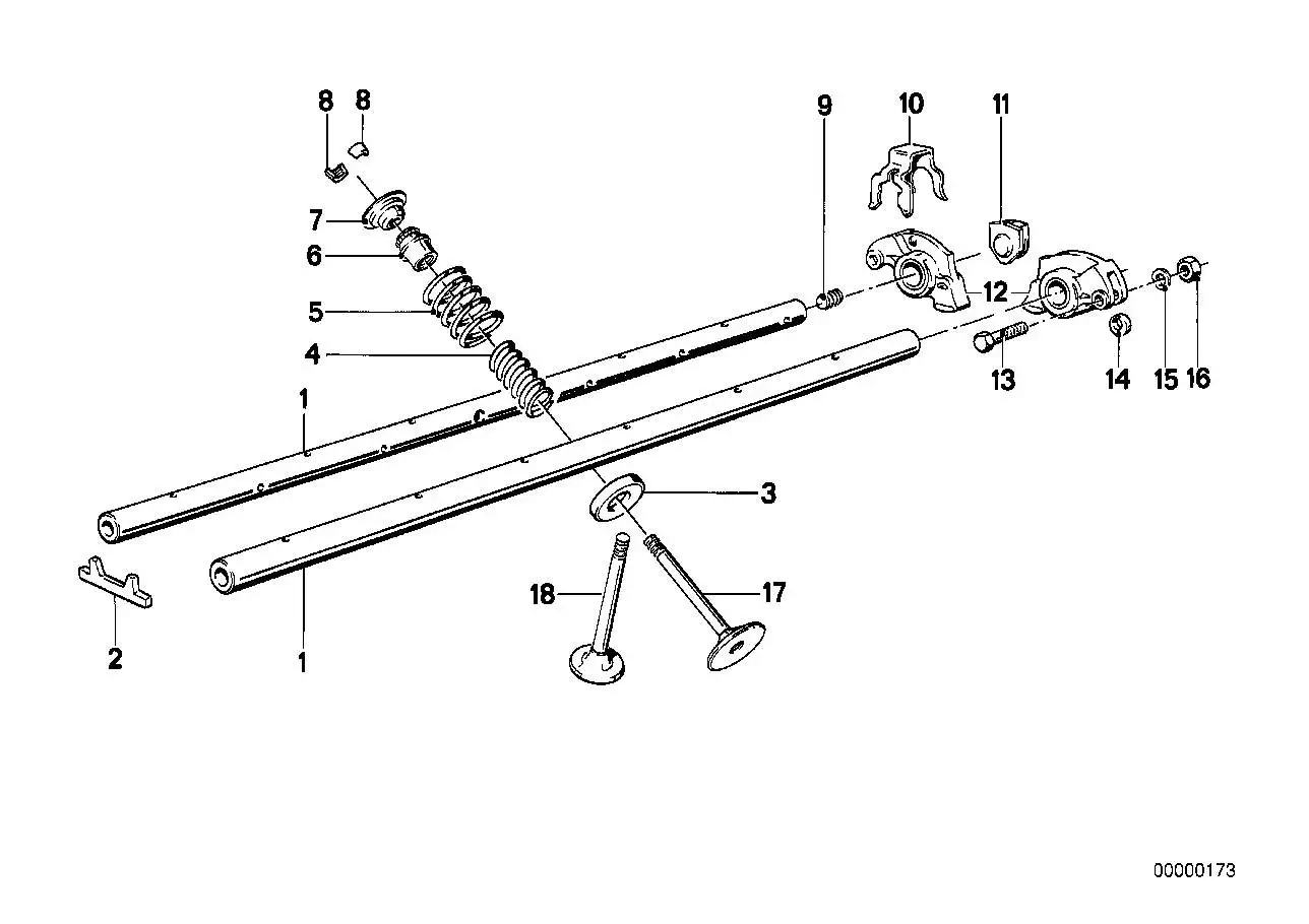 BMW Kipphebel E12 E21 E28 E30 E34 11331271429 - 3er, Z1, 5er