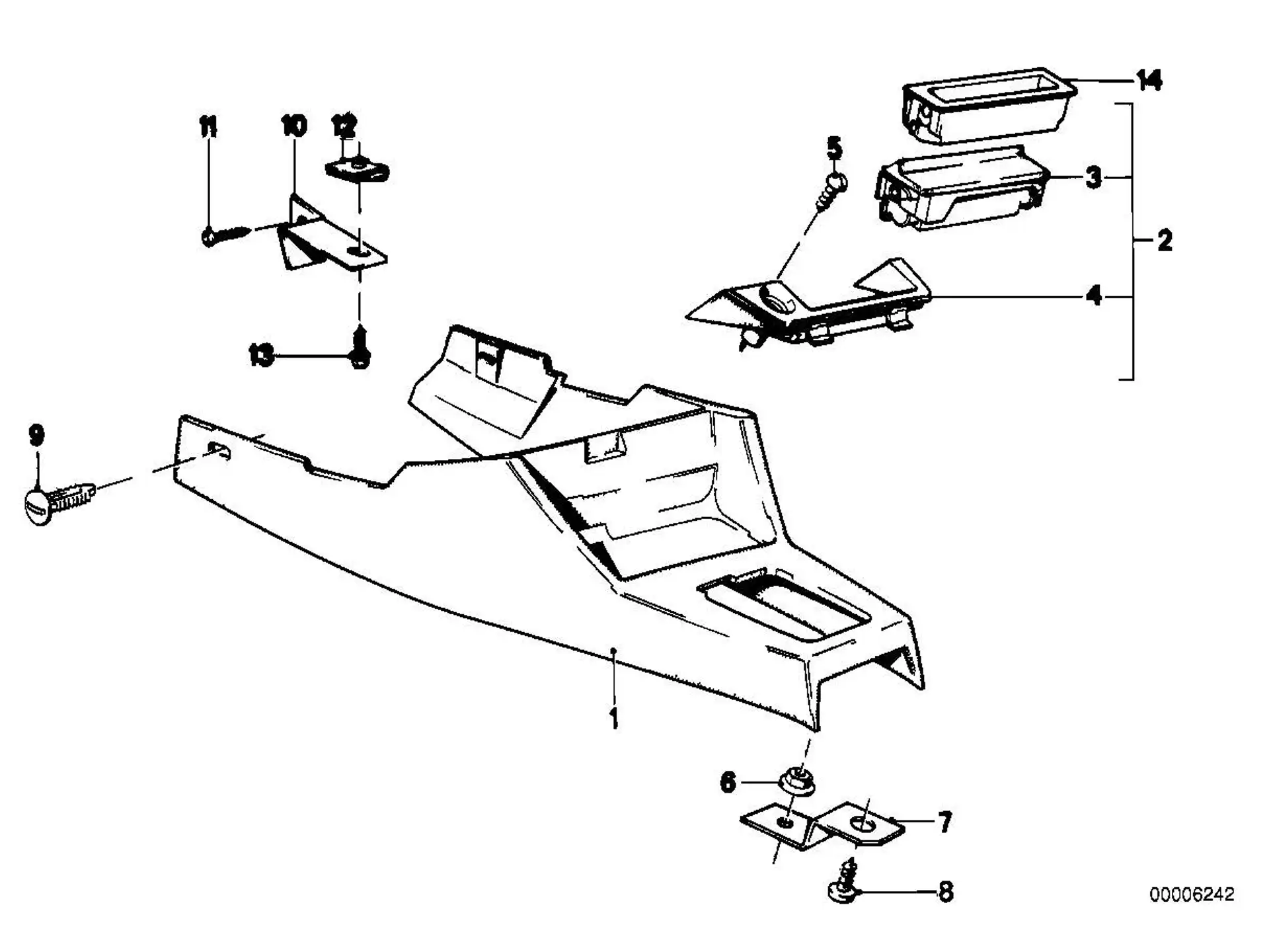 BMW Linsenblechschraube E24 E28 E30 E34 E38 E39 E52 R50 R52 R53 51431874616