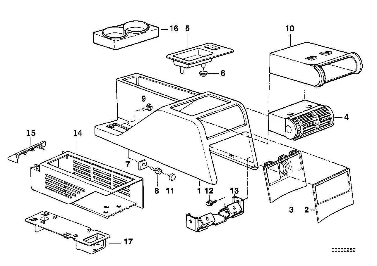 BMW Kappe E32 E34 51168140431 - Bildposition 11