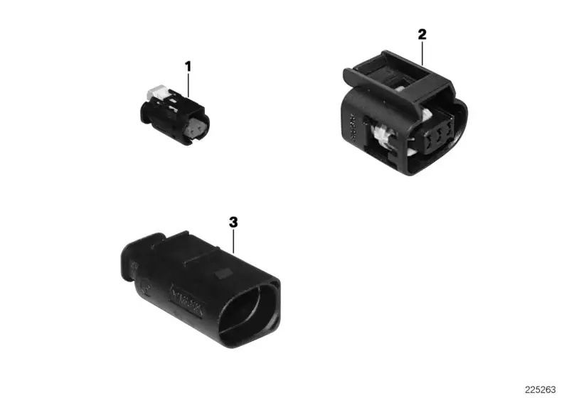 BMW Buchsengehäuse R55 R56 R57 R58 R59 R60 R61 12527512179