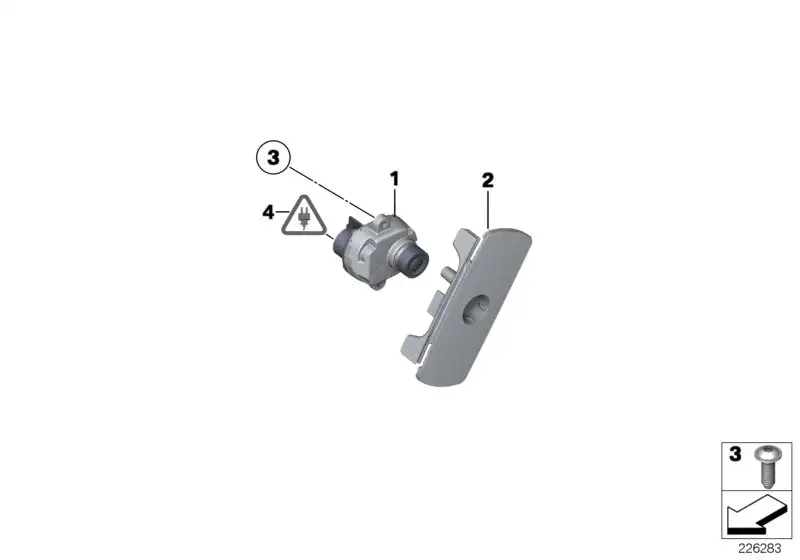 BMW Kabelsatz Side View Camera F01 F02 F04 F06 F07 F10 F11 F12 F1
