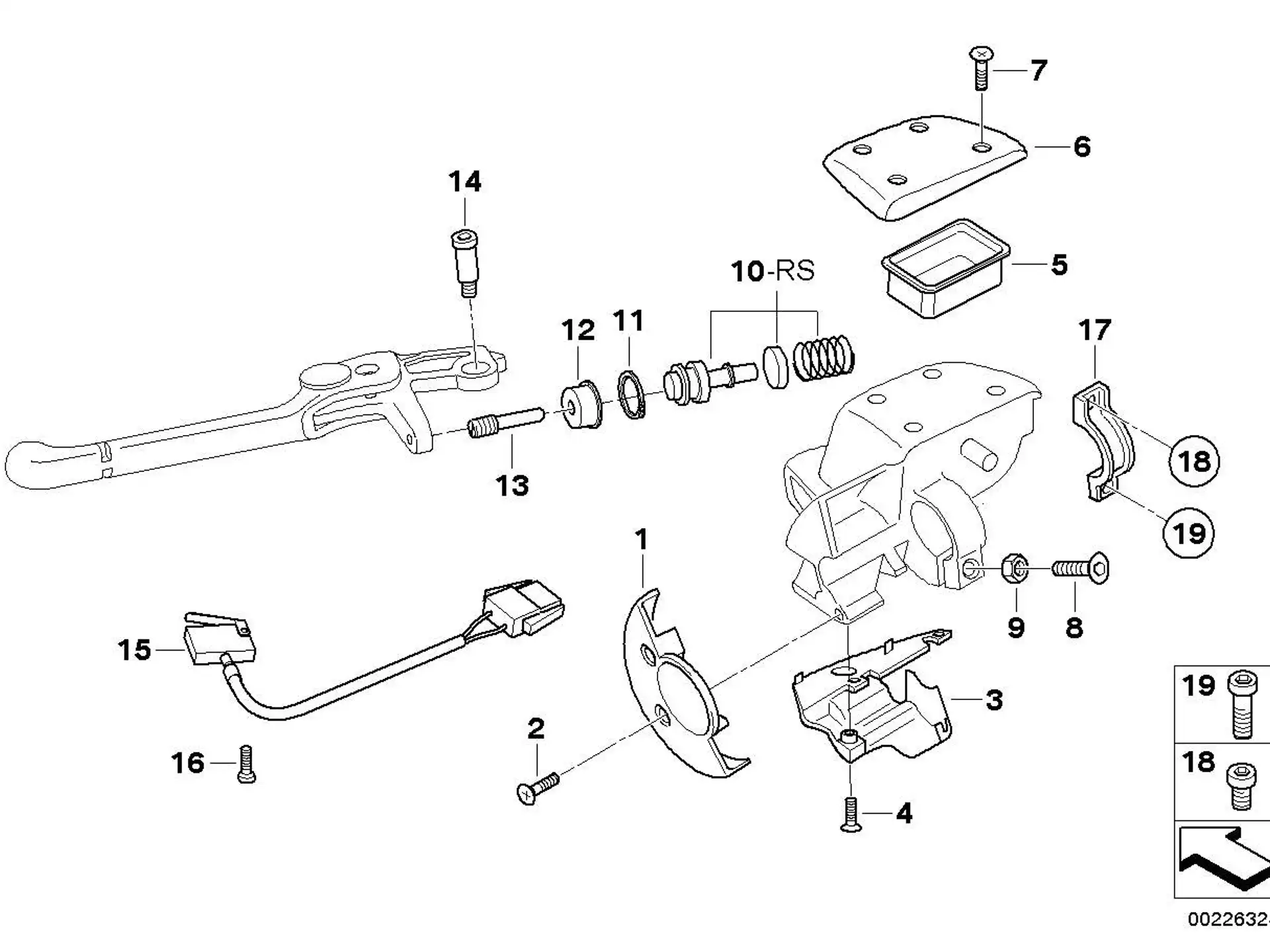 BMW Senkschraube K41 R21 R21A R22 R28 32722333065