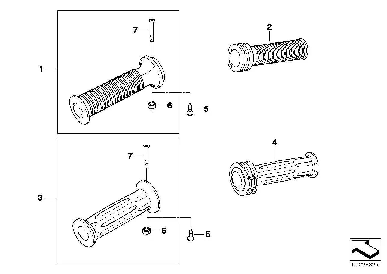 BMW Griff rechts K41 61317664036