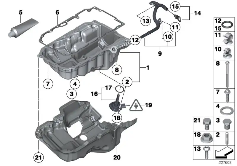 BMW Ölwanne E84 E90 E91 E92 11138512073