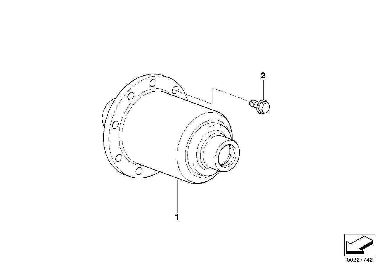 BMW Sperrzahnschraube 33131428782