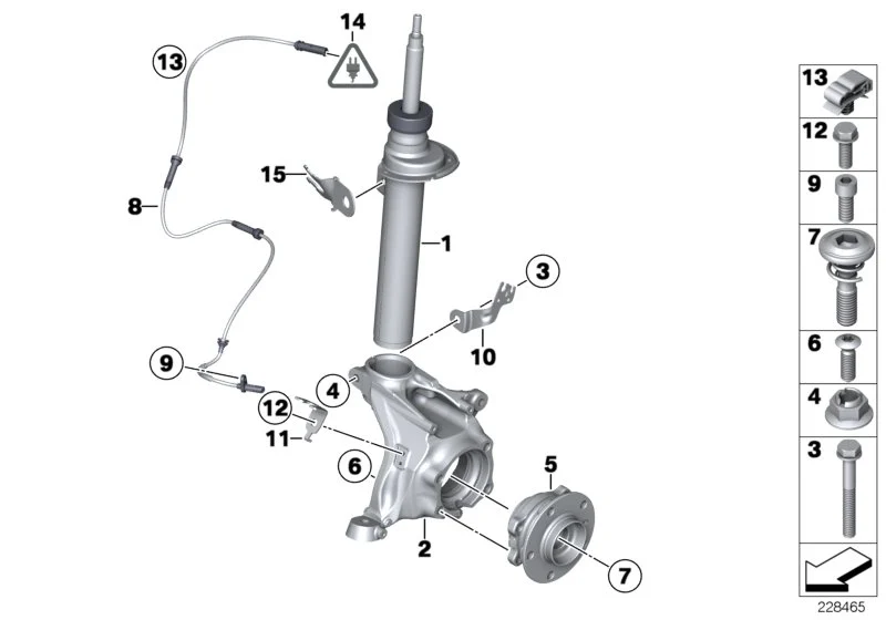BMW Sechskantschraube F25 F26 07119906982