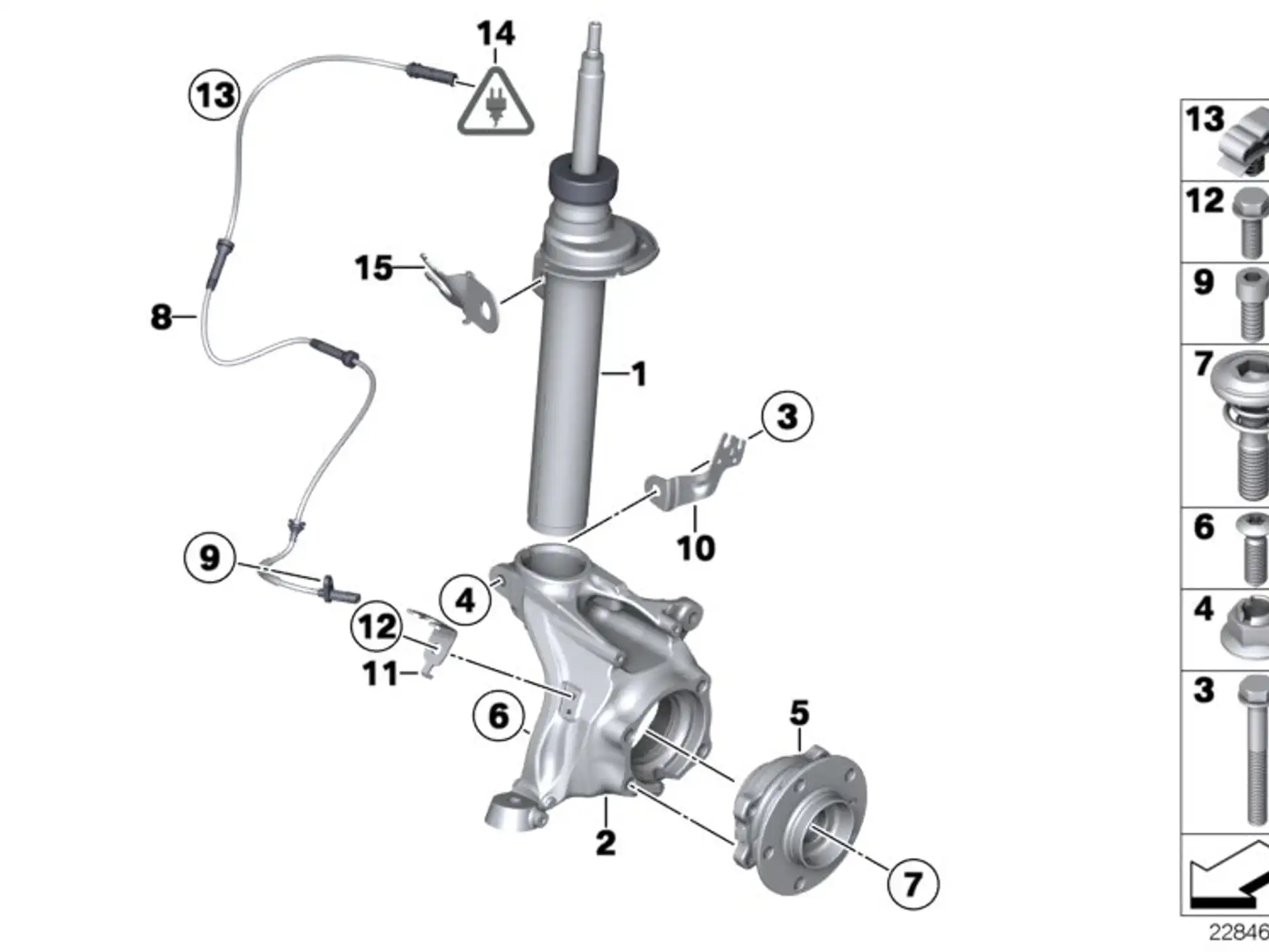 BMW Sechskantschraube F25 F26 07119906982