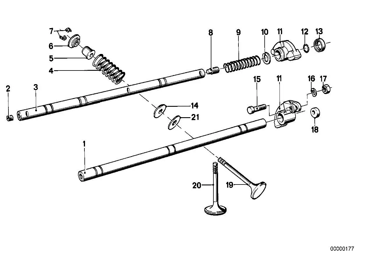 BMW Einlassventil E12 E23 E24 E28 E32 E34 11341257592