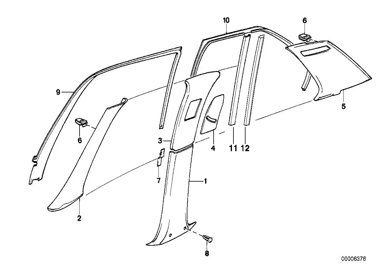 BMW Klammer 51438139371 - Bildposition 08