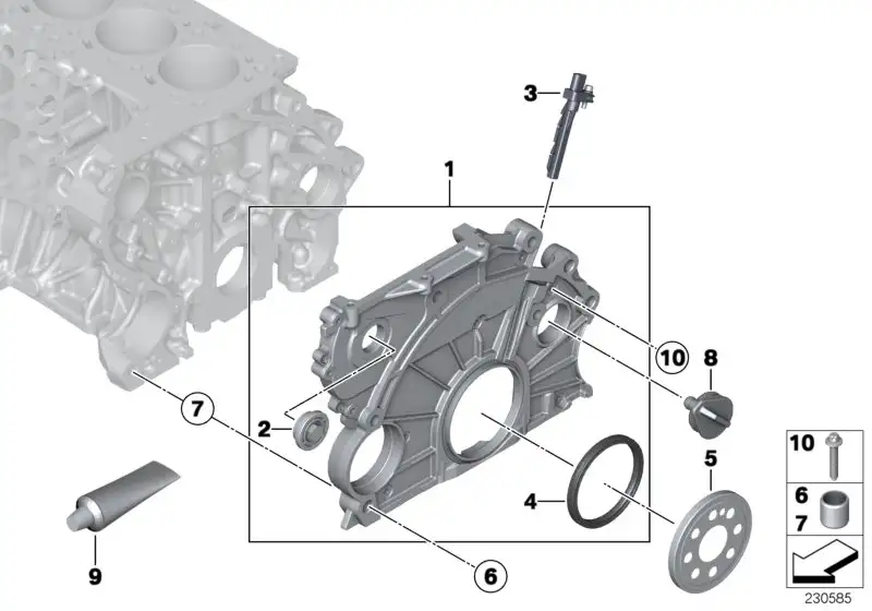 BMW Verschlussstopfen 11147812890 - Bildposition 08