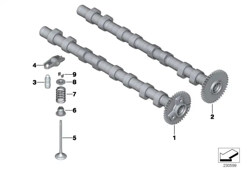 BMW Einlassventil 11347812618 - Bildposition 05