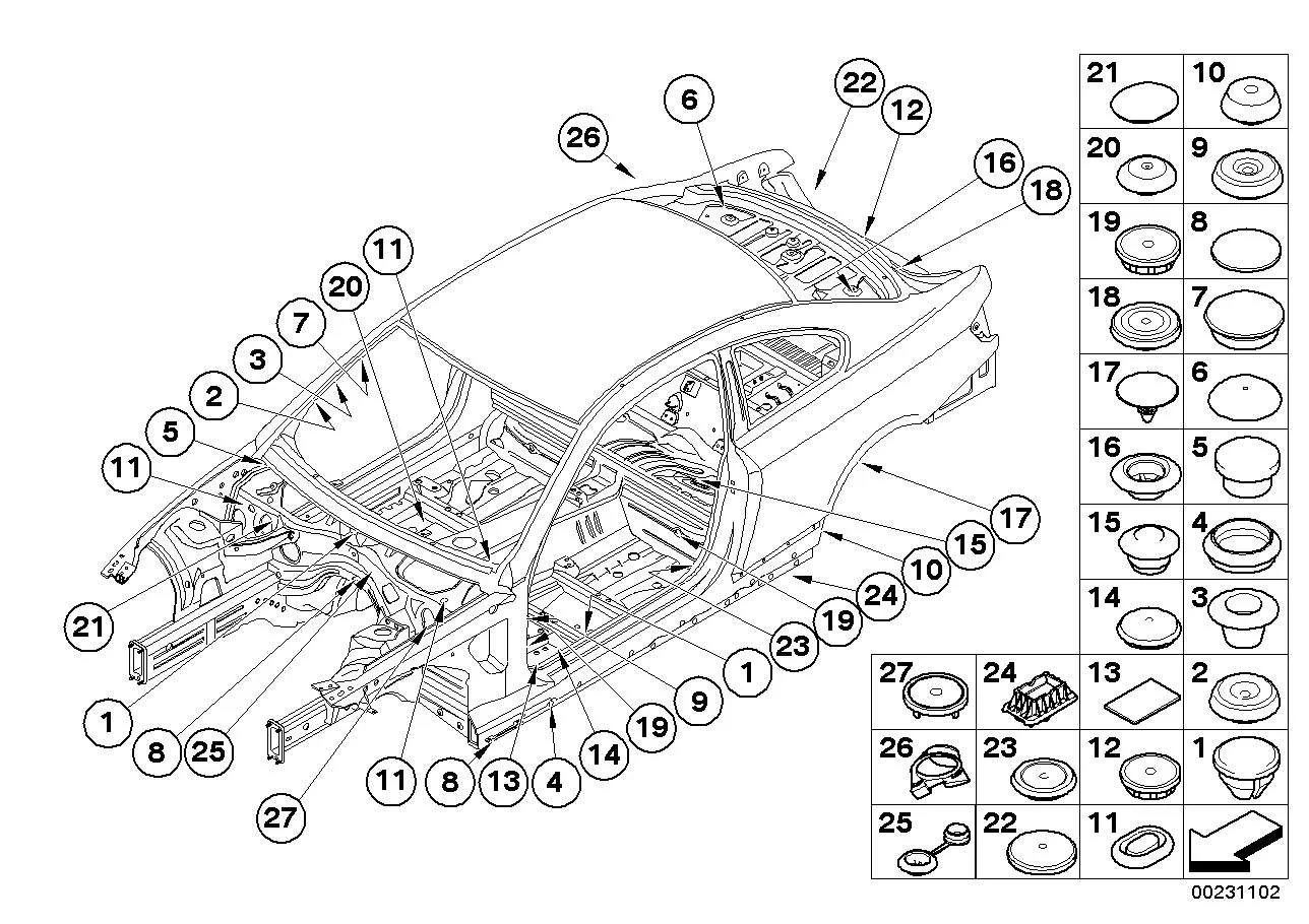 BMW Aufnahme Hebebühne E92 51717164761