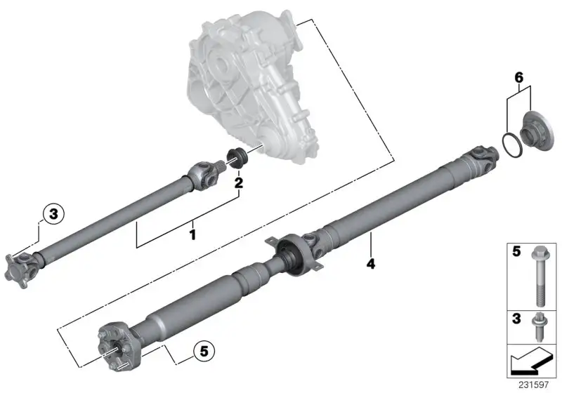 BMW Manschette E70 E71 E72 F15 F16 F25 F26 F85 F86 26207605999