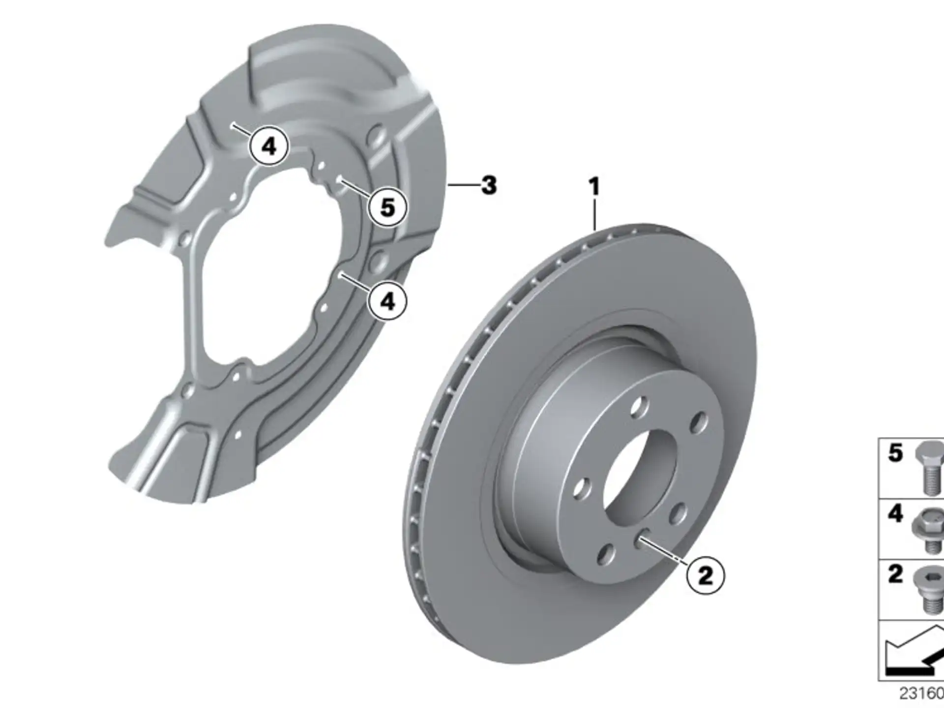 BMW Bremsscheibe belüftet E83 34213332217