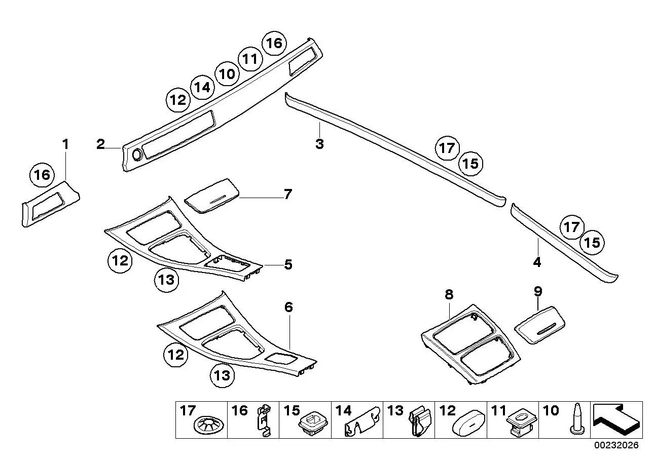 BMW Dekorleiste Türe links E92 E93 51418049043