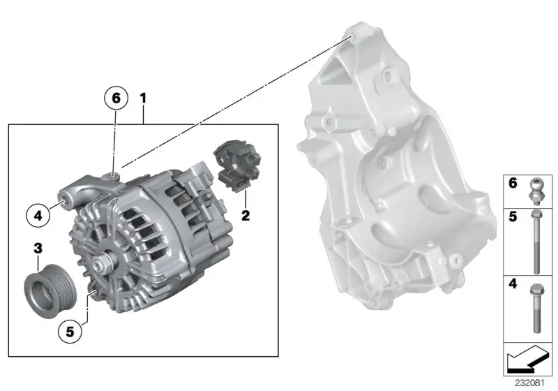 BMW RP REMAN Generator E70 E71 F01 F02 F07 F10 F11 12317808074