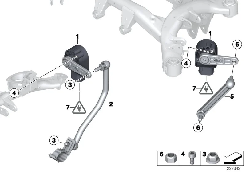 BMW Regelstange links F25 F26 37146787167