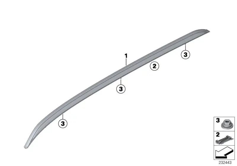 BMW Sechskantmutter E70 E84 E91 F11 F15 F16 F25 F26 F31 F32 F33 F