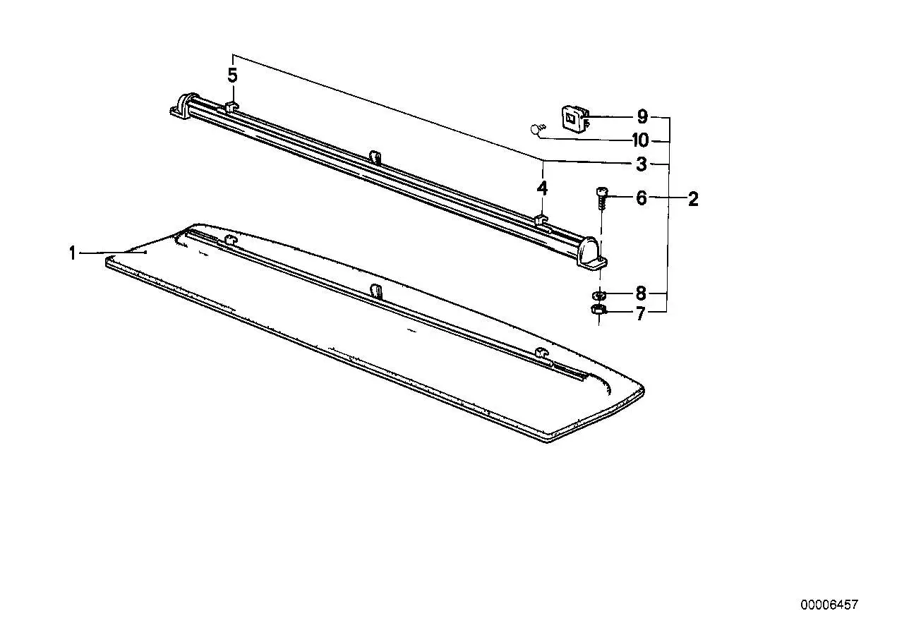 BMW Aufhängehaken rechts E23 E28 E30 51461917382 - Z1 E30, 5er E2