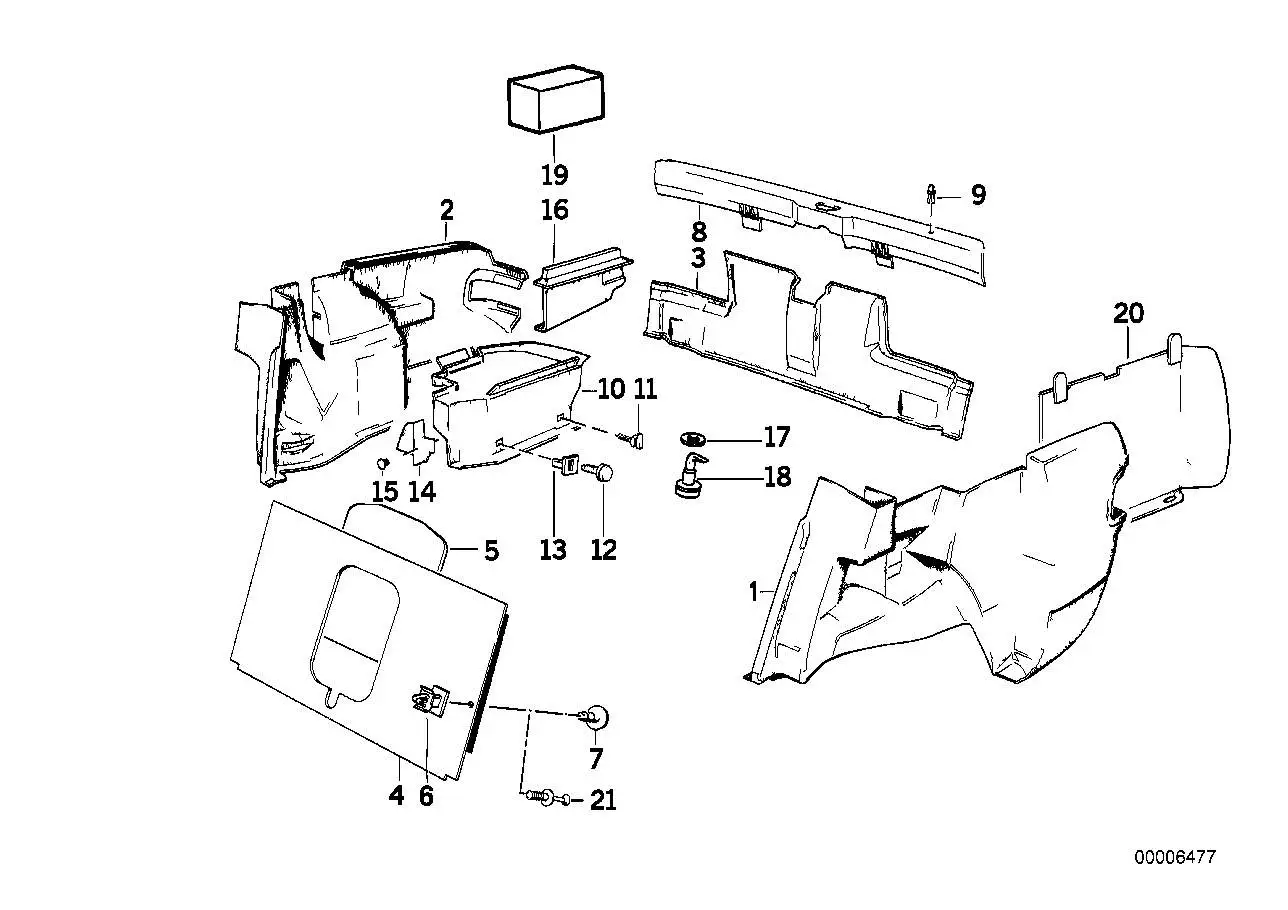 BMW Batterieabdeckung E30 51471971556 - Z1 E30