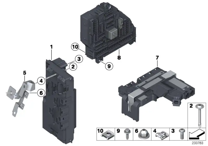 BMW Stromverteiler vorne F25 61149210863
