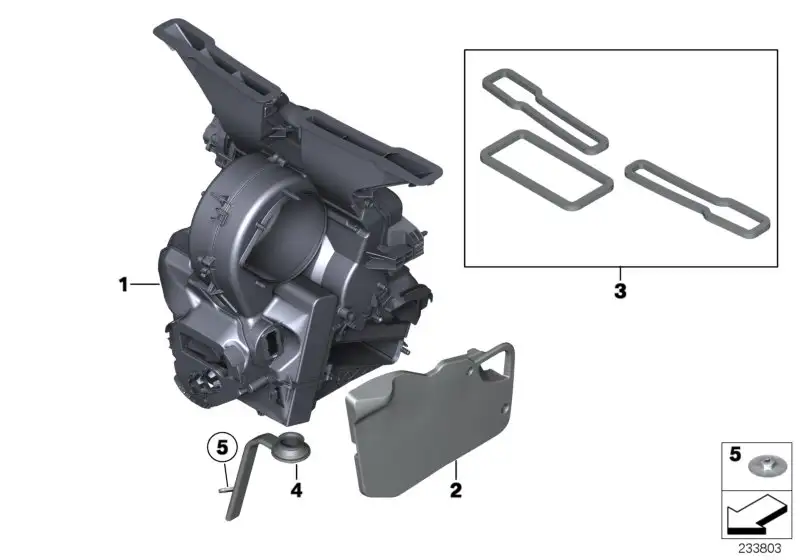 BMW Deckel Heizkörper 64113422670 - Bildposition 02