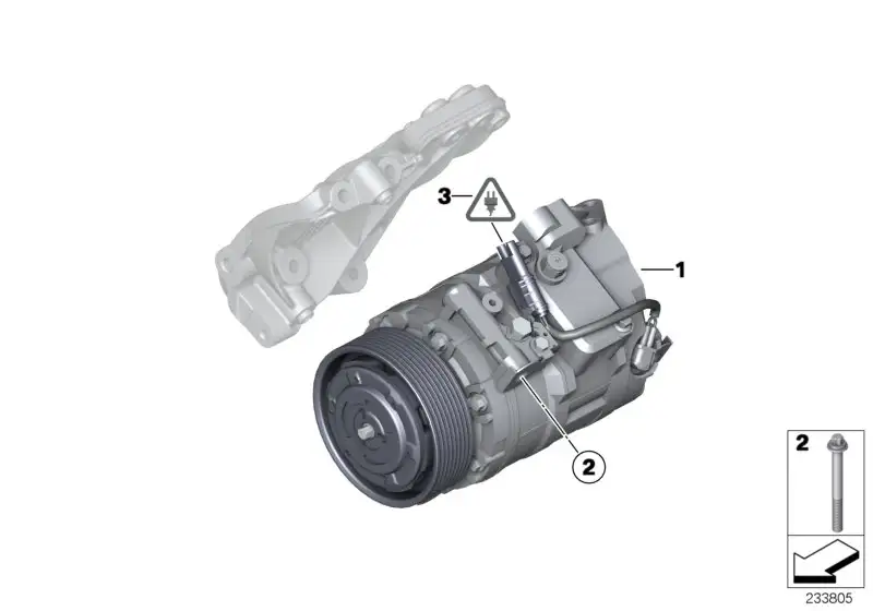 BMW Klimakompressor F25 64529211496