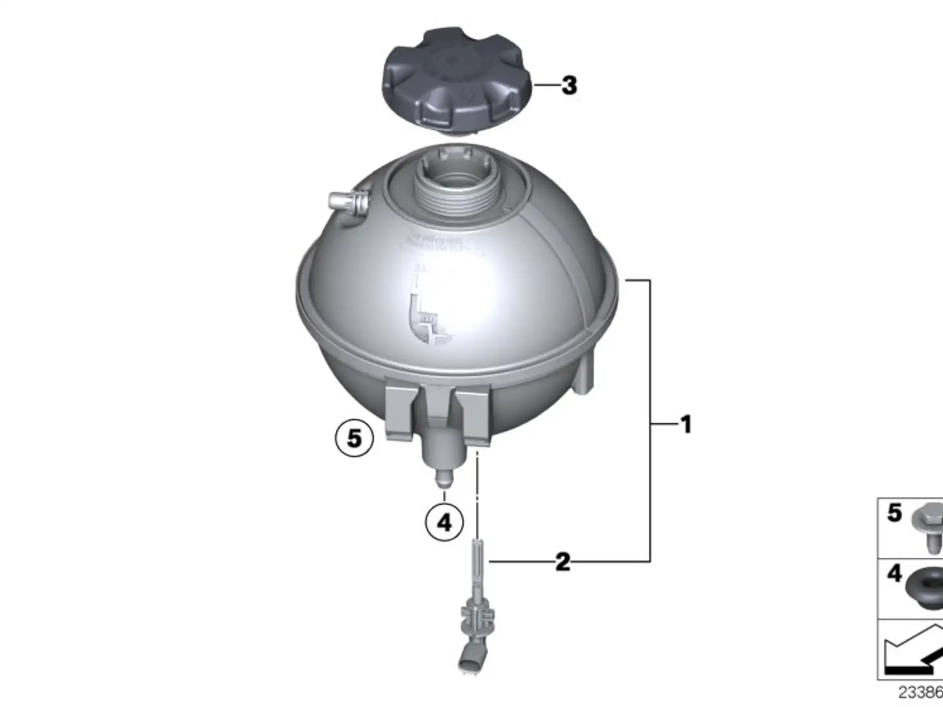 BMW Ausgleichsbehälter F25 F26 17138616418