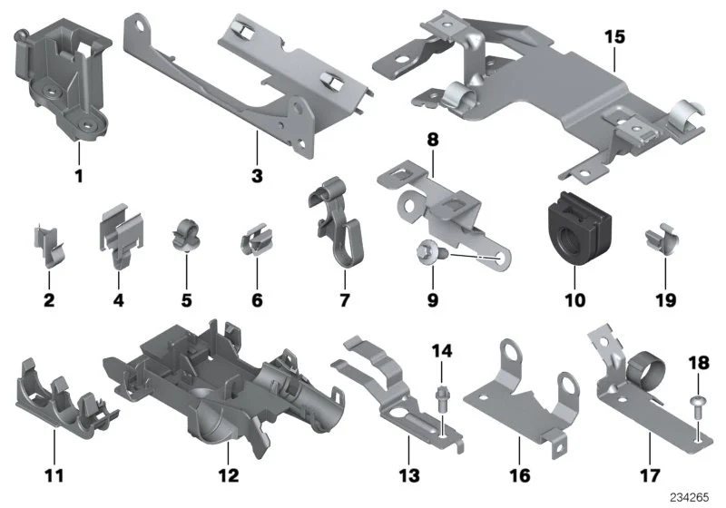 BMW Halter Kabelbaum E82 E88 E92 E93 F01 F02 F06 F07 F10 F11 F12 F13 F25 F32 F33 F34 F87N 12527591949