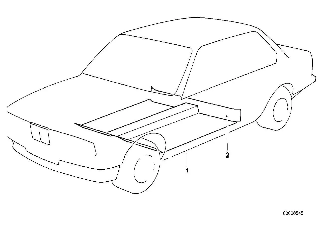 BMW Verkleidung Sitzkasten E30 51471922545