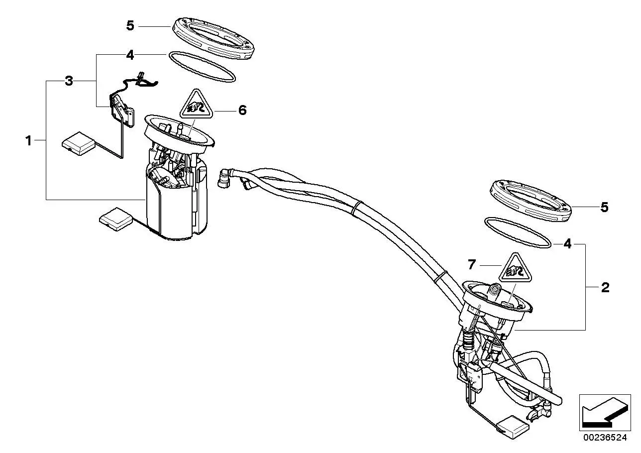 BMW Universal-Buchsengehäuse uncodiert E38 E39 E46 E53 E65 E66 E7