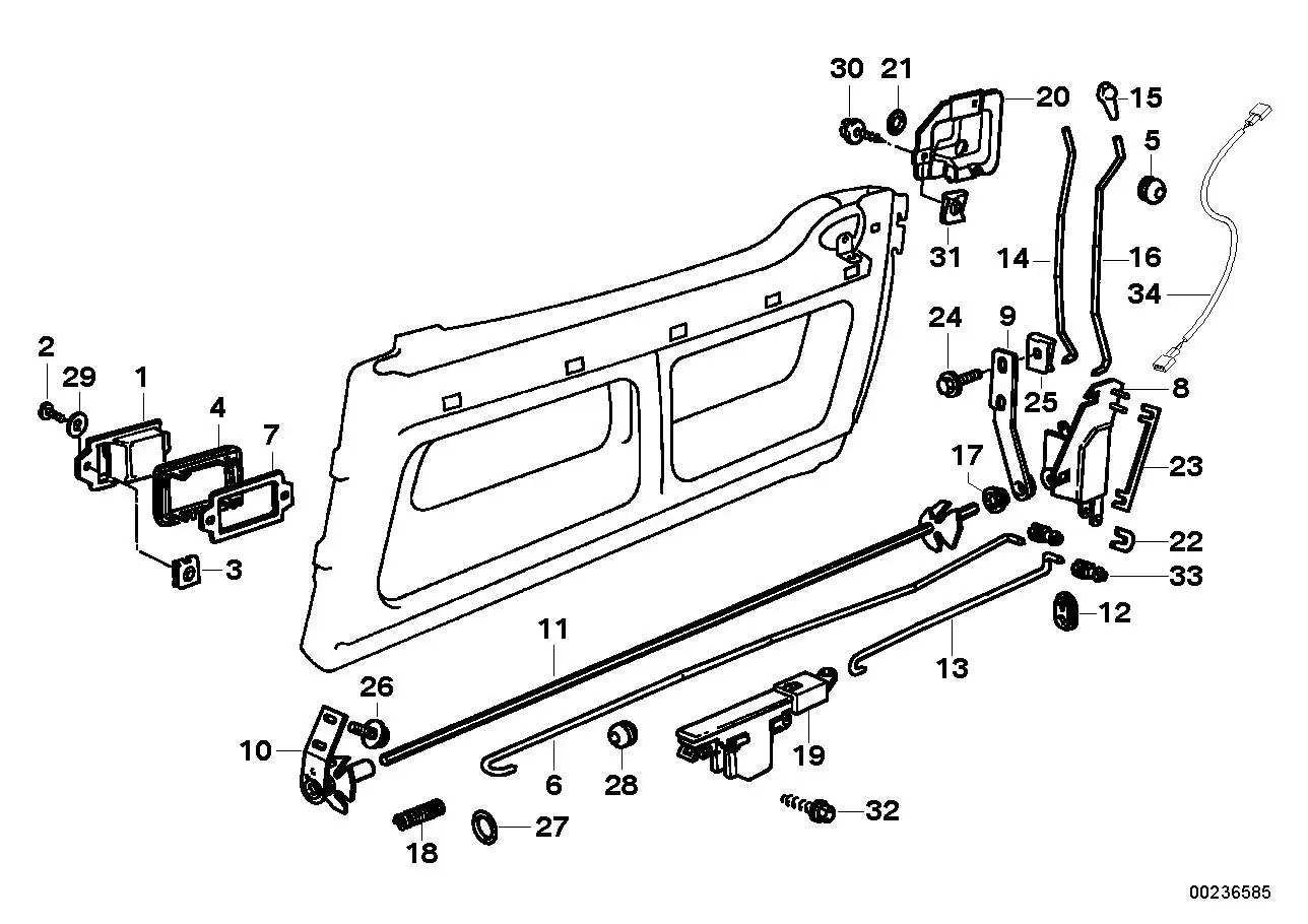BMW Schalter Schloss 51212209469 - Bildposition 08