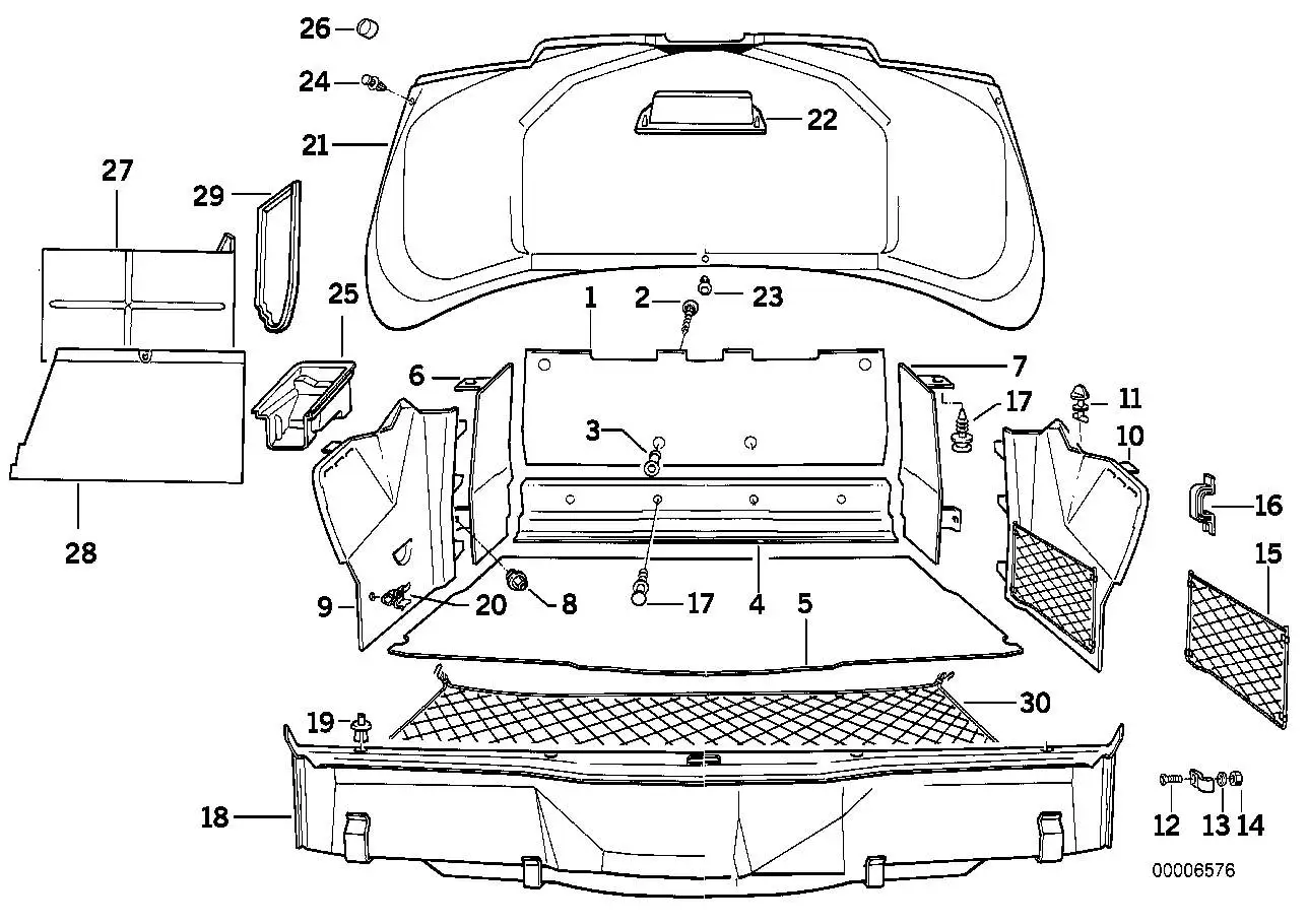 BMW Befestigungsbock E31 E38 51478123828 - Bildposition 16