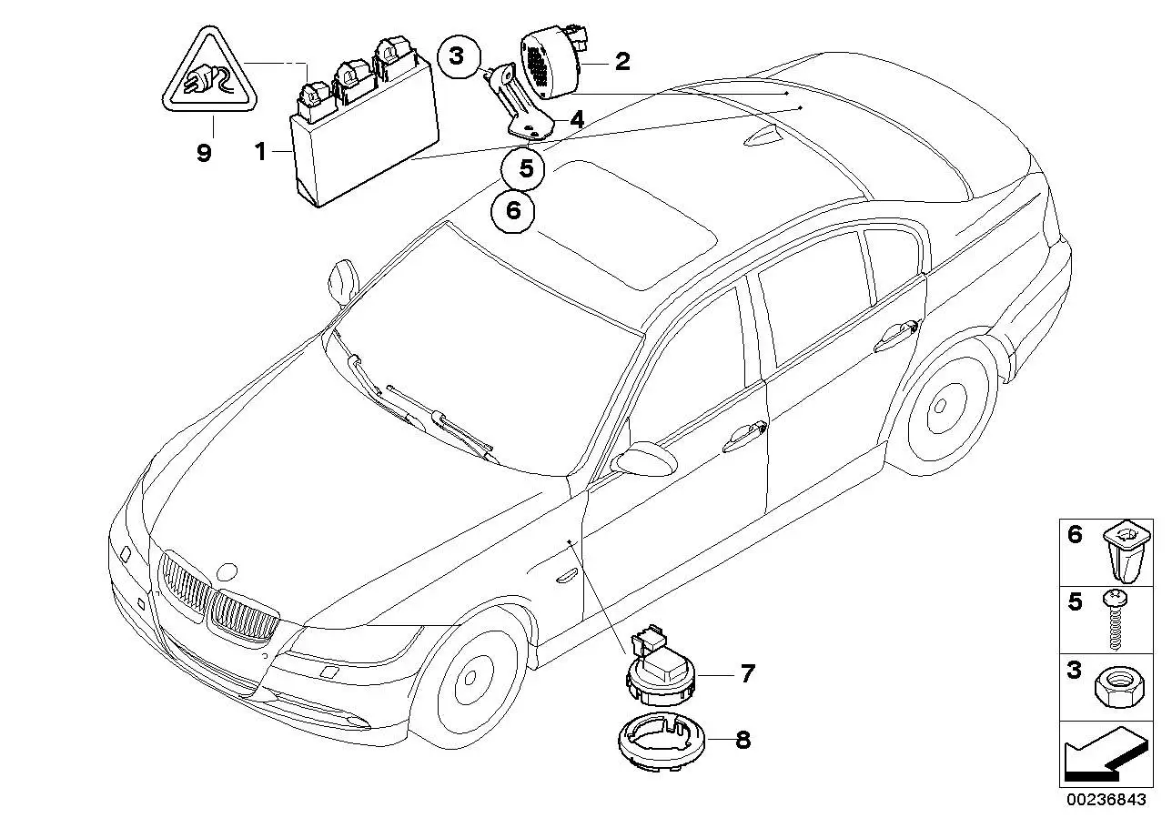 BMW Signalgeber PDC E81 E87 E90 E91 E92 E93 66206969139 - 1er, 3e