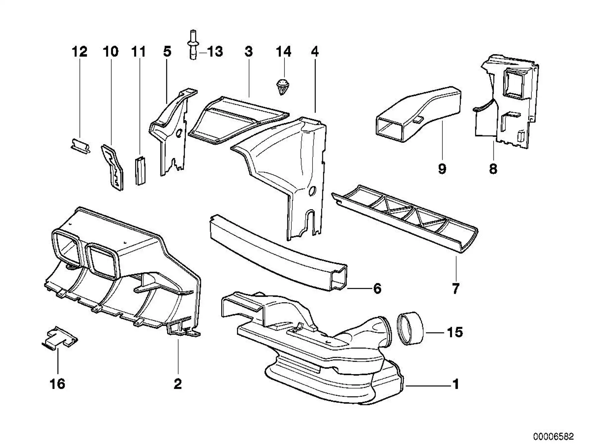 BMW Druckknopf E31 51718123354