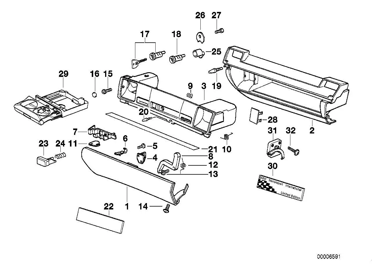 BMW Kappe E36 51168191241