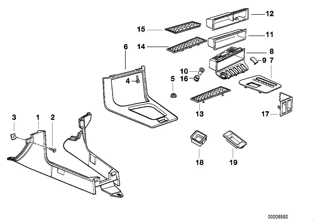 BMW Stopfen E36 E38 E39 51168119660 - Bildposition 10