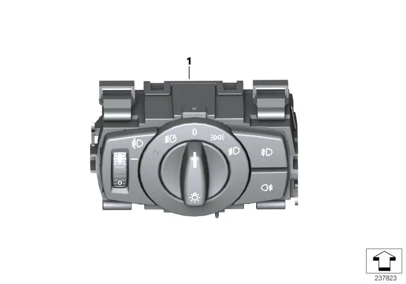 BMW Bedieneinheit Licht E82 E84 E88 E90 E91 61319169405 - 1er E88