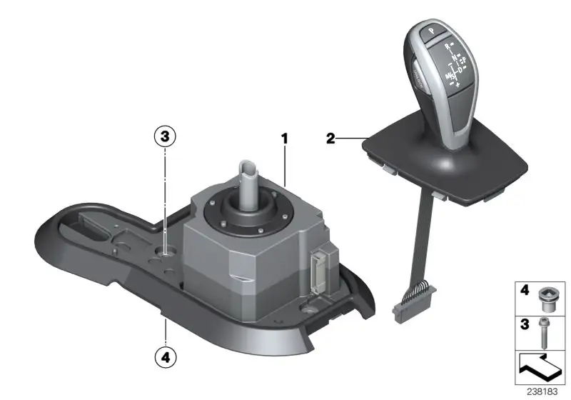BMW Schaltknauf Gangwahlschalter E84 61319236450 - Bildposition 0