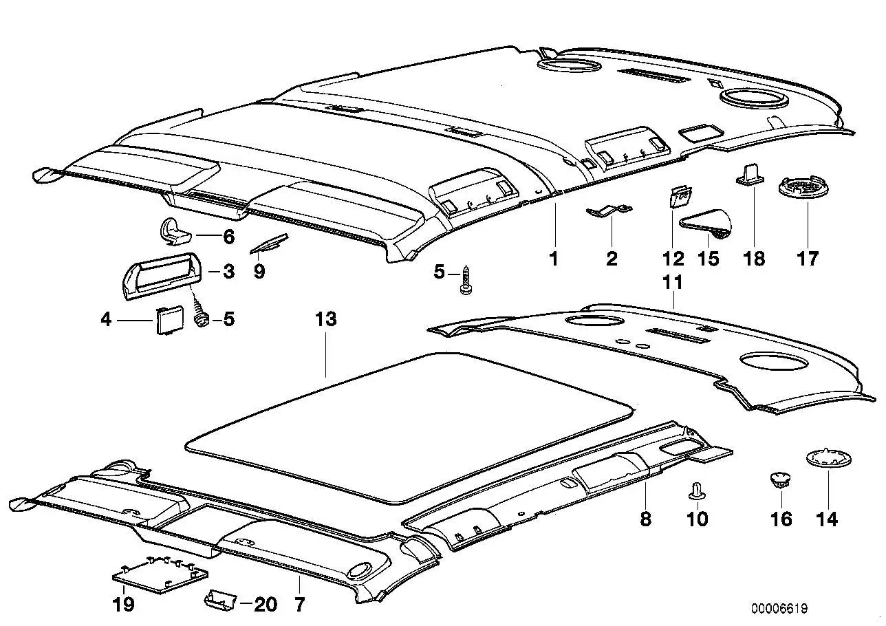 BMW Kappe E34 51168186615