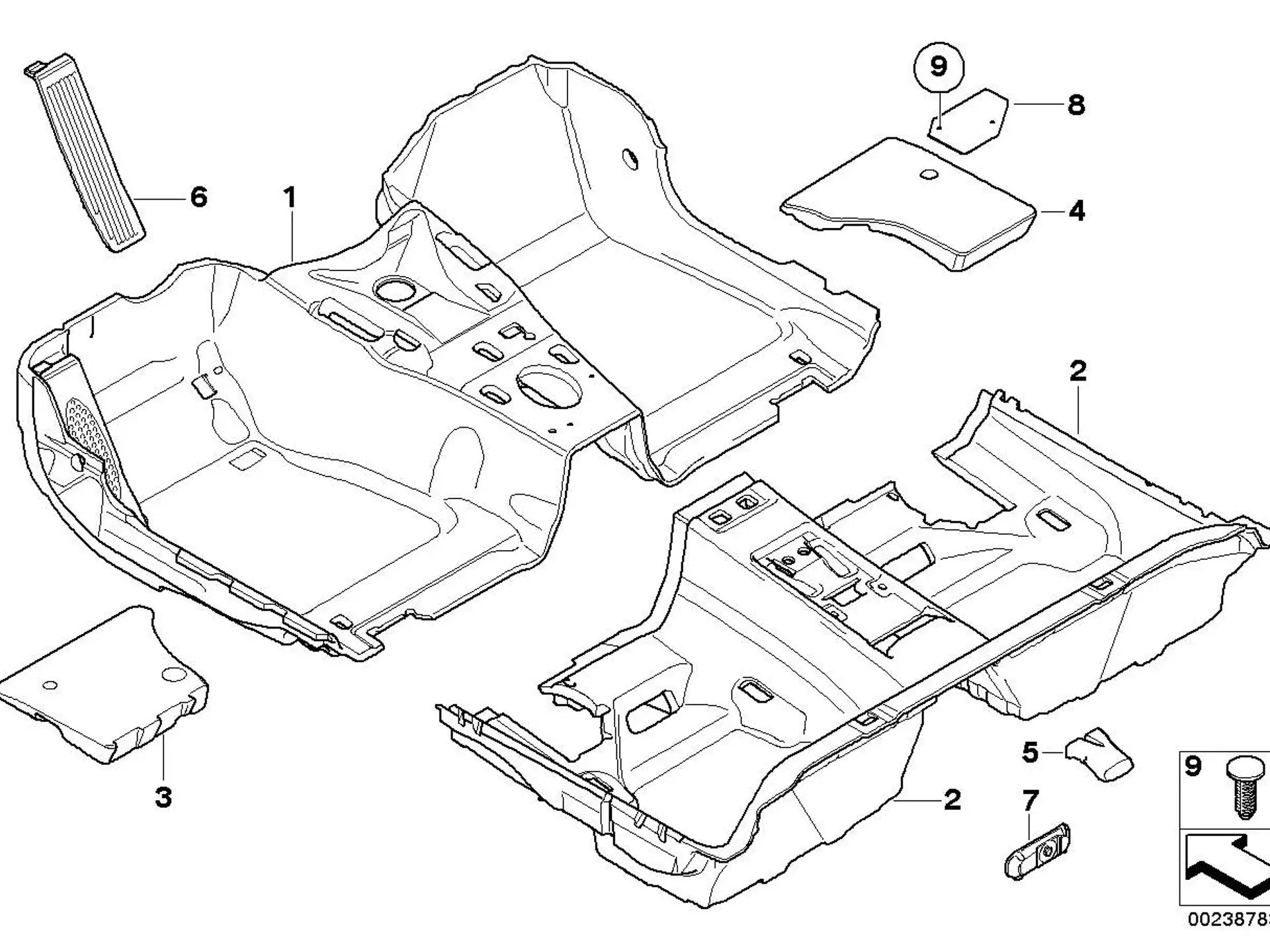 BMW Clip E60 E61 E65 E66 E70 E71 E82 E90 E91 E92 E93 F01 F02 F06 F07 F10 F11 F12 F13 F15 F16 F20 F21 F22 F23 F25 F26 F30 F31 F32 F33 F34 F36 F80 F82 F83 G01 G02 G05 G06 G07 G11 G12 G14 G15 G16 G20 G21 G28 M40i G30 G31 G32 R52 R59 51337025635