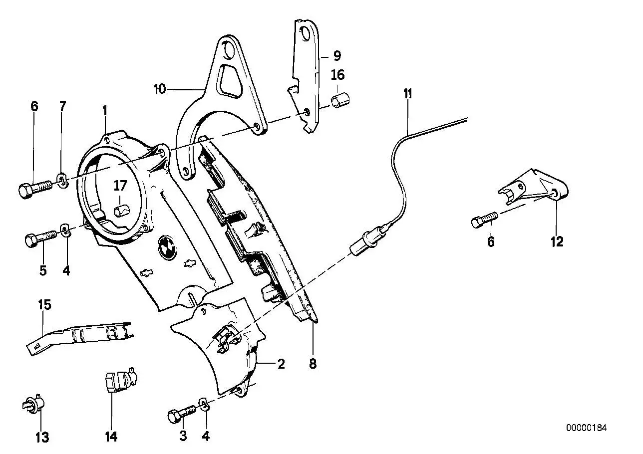 BMW Aufhängehaken E28 E30 E34 11141706959 - Bildposition 10