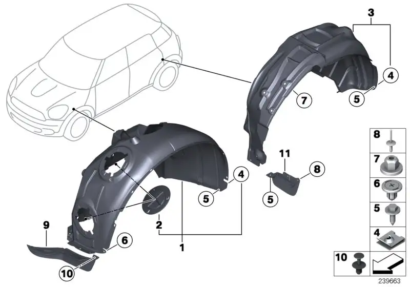 BMW Blechmutter 07143456335 - Bildposition 04