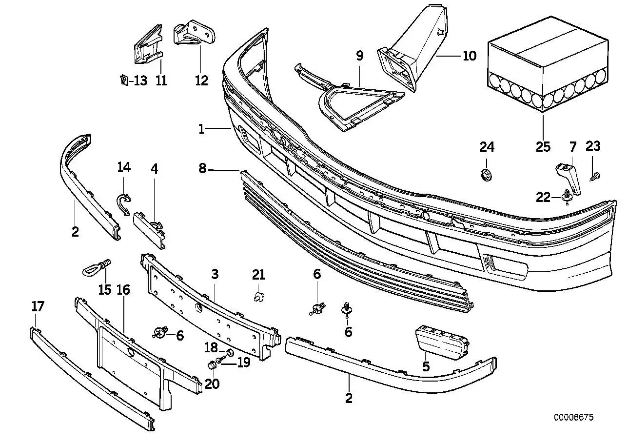 BMW Abdeckung E36 51118146078 - Z3 E36