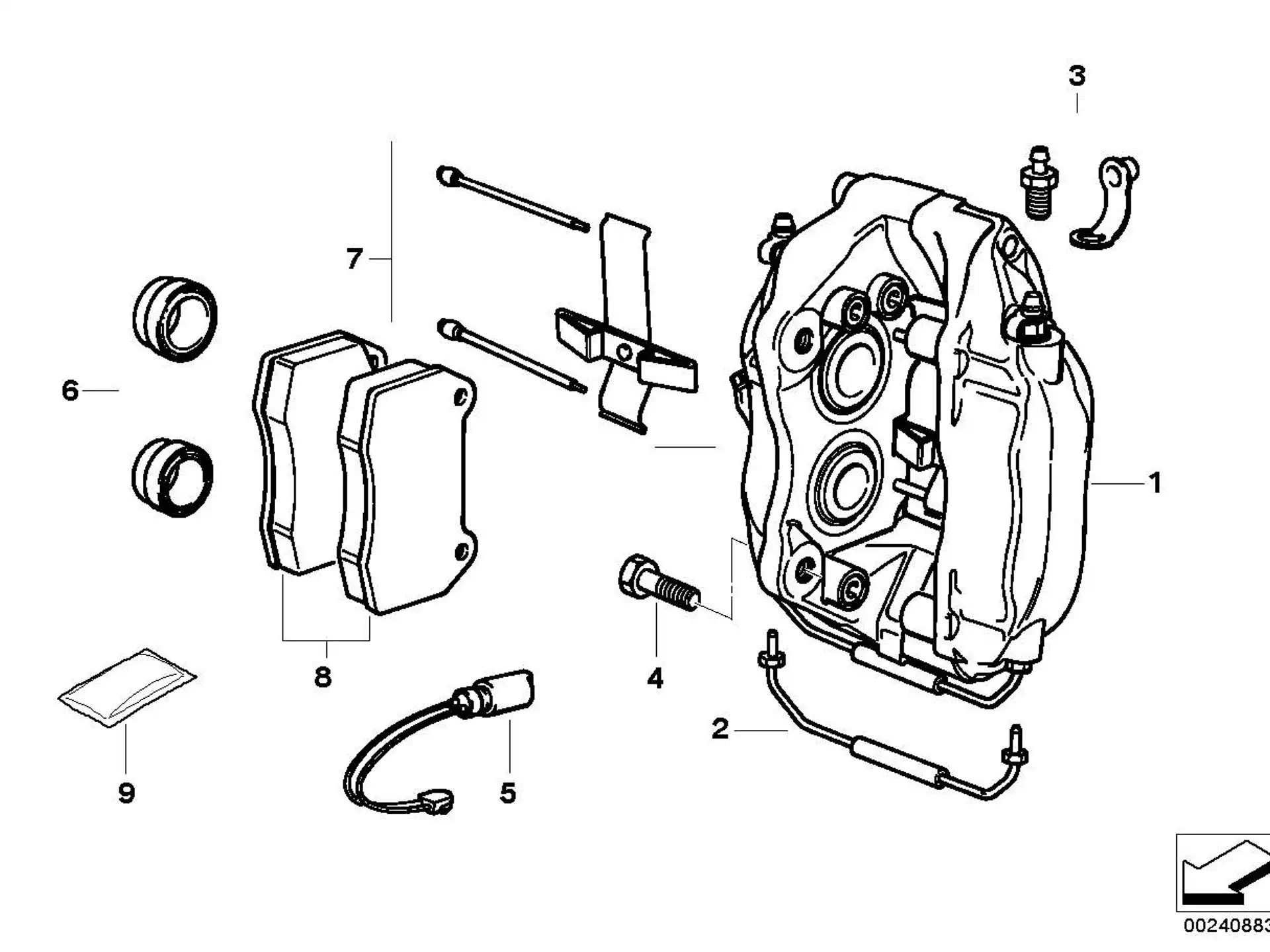 BMW Verbindungsrohr E38 34111162771