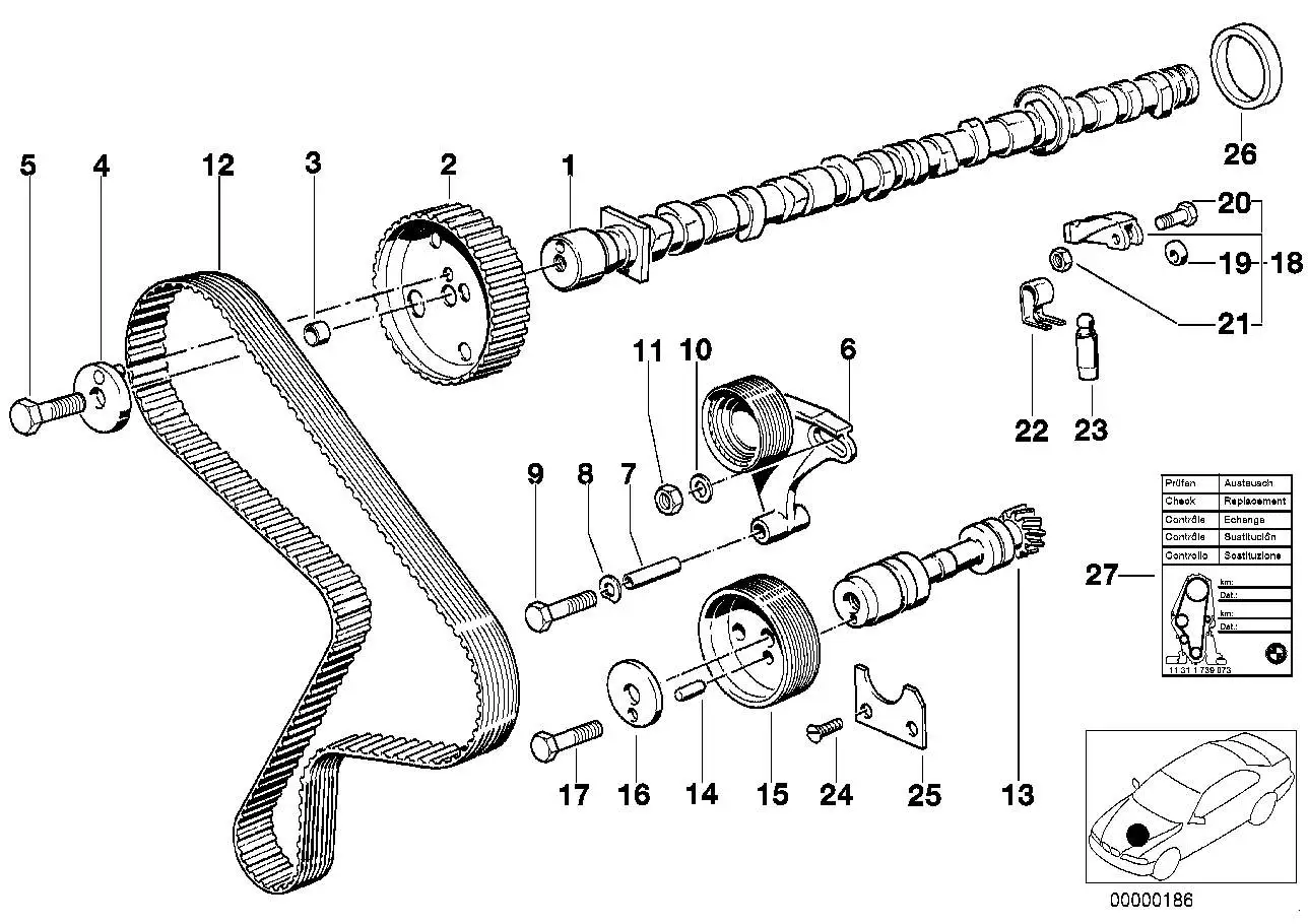 BMW Schwinghebel E28 E30 E34 11331275878 - Bildposition 18