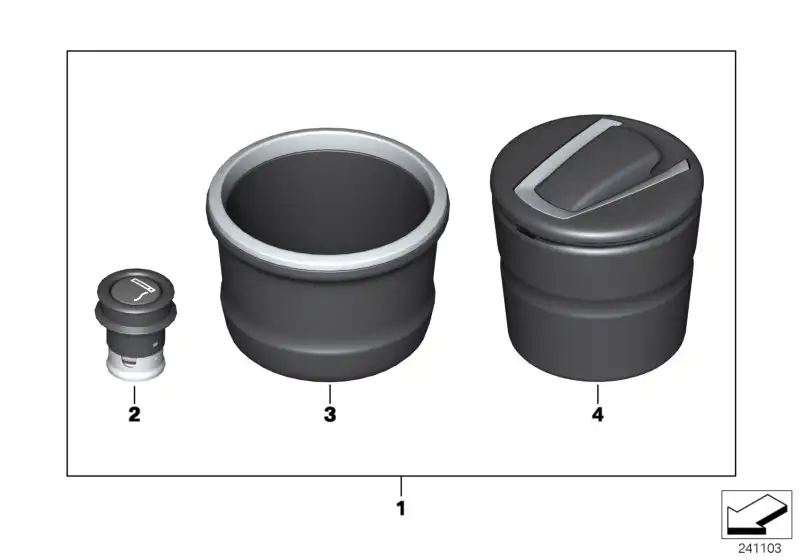 BMW Ascher E70 E71 E72 F06 F07 F10 F11 F12 F13 F15 F16 F20 F21 F2
